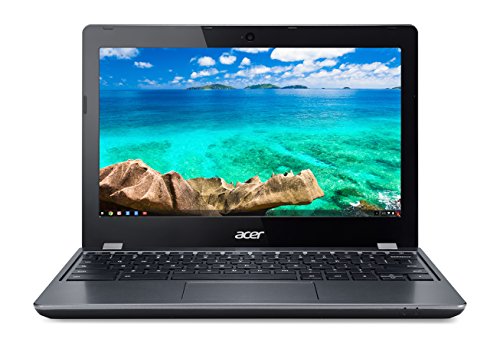 Acer C740-C3P1 Chromebook (Chrome OS, Intel Celeron 3205U 1.5 GHz, 11.6″ LED-lit Screen, Storage: 16 GB, RAM: 2 GB) Grey