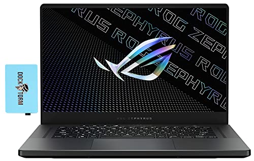 ASUS ROG Zephyrus G15 15.6″ 2K QHD 165Hz Slim Eclipse Grey Gaming Laptop (AMD Ryzen 9 5900HS 8-Core, 16GB RAM, 512GB SSD, RTX 3060 (6GB), RGB KYB, WiFi 6, BT5.1, Win 10 Home) w/Hub