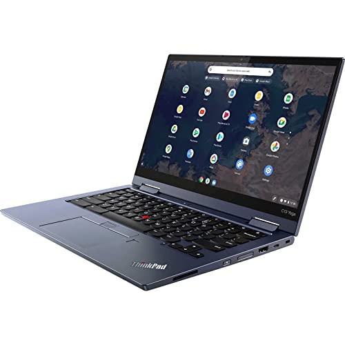 Lenovo – ThinkPad C13 – Yoga 2-in-1 Chromebook Enterprise – AMD Ryzen 3 3250C Dual-Core 2.60 GHz – 13.3″ FHD Touchscreen – 4 GB RAM – 128 GB SSD Storage – Chrome OS – Abyss Blue