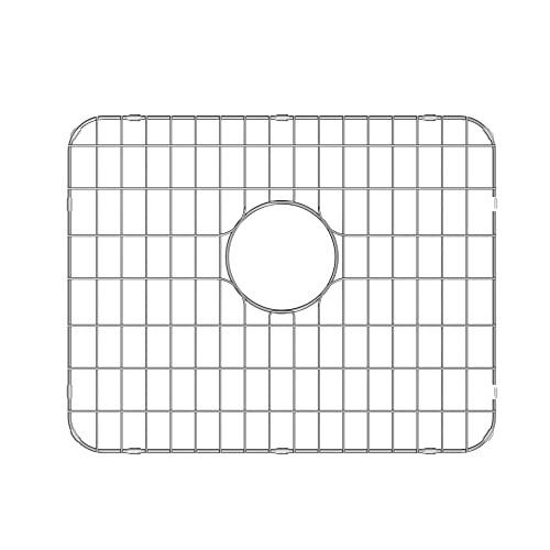KRAUS Stainless Steel Bottom Grid (18 3/4 in. x 14 3/4 in.) for 21 in. Kitchen Sink, BG1915
