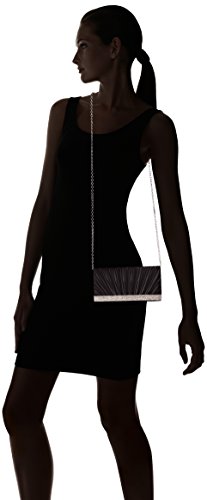 Jessica McClintock womens Chloe Satin Clutch Evening Handbag, Black, One Size US | The Storepaperoomates Retail Market - Fast Affordable Shopping