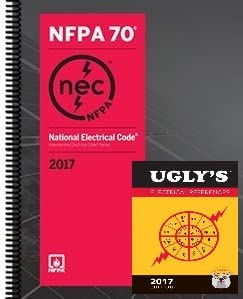NEC 2017 NFPA 70 National Electrical Code Spiralbound with 2017 Ugly’s Electrical References