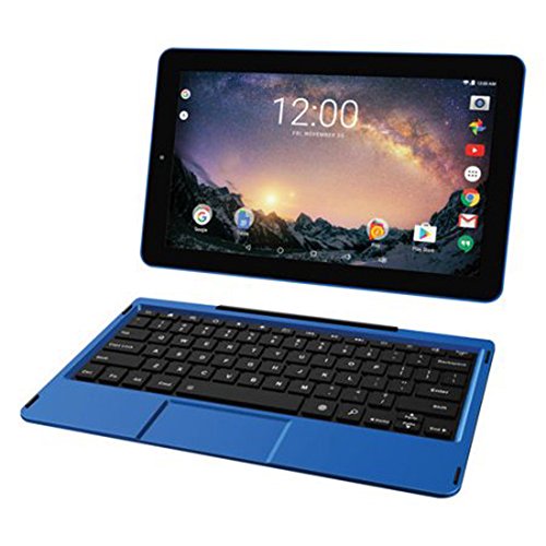 RCA 2018 Newest Premium High Performance Galileo 11.5″ 2-in-1 Touchscreen Tablet PC Intel Quad-Core Processor 1GB RAM 32GB Hard Drive Webcam WiFi Bluetooth Android 6.0-Blue