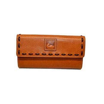 Dooney & Bourke Florentine Leather Continental Clutch Natural | The Storepaperoomates Retail Market - Fast Affordable Shopping