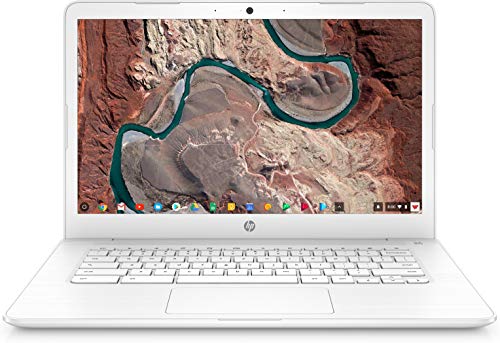 HP Chromebook 14, 14″ Full HD Display, Intel Celeron N3350, Intel HD Graphics 500, 32GB eMMC, 4GB SDRAM, B&O Play Audio, Snow White, 14-ca051wm