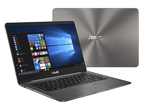 ASUS ZenBook 14 Thin and Light Laptop – 14” Full HD WideView, 8th gen Core i7-8550U Processor, 16GB DDR3, 512GB SSD, Backlit KB, Fingerprint Reader, Grey, Windows 10 Home – UX430UA-DH74