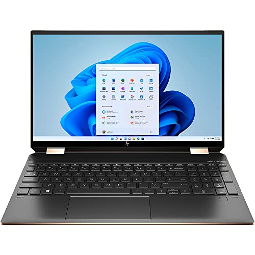 HP Spectre x360 Home & Business 2-in-1 Laptop (Intel i7-1165G7 4-Core, 16GB RAM, 1TB PCIe SSD, Intel Iris Xe, 15.6″ Touch 4K Ultra HD (3840×2160), Active Pen, Fingerprint, Win 11 Home) (Renewed)