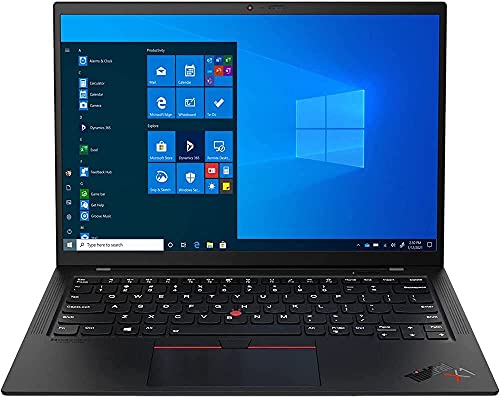 Latest Lenovo ThinkPad X1 Carbon Gen 9 14″ FHD+ Ultrabook IPS, 400 nits,11th gen i7-1165G7, 16GB DDR4, 1TB SSD, Fingerprint Reader, Thunderbolt 4, Win 10 Pro (20XW003GUS), Black