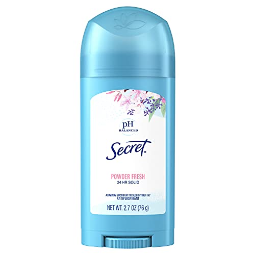 Secret Powder Fresh Invisible Solid Antiperspirant Deodorant 2.7 oz (Pack of 6)