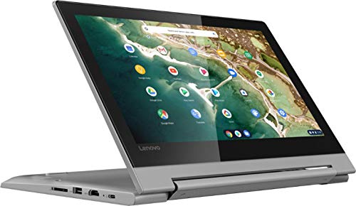 Lenovo Chromebook Flex 3 2-in-1 11.6″ HD Touchscreen Laptop, MediaTek MT8173C Quad-Core Processor, 4GB RAM, 32GB eMMC, HDMI, Webcam, Wi-Fi, Bluetooth, Chrome OS, Platinum Gray, IFT Bundle