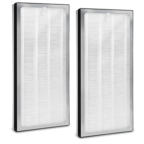 FETIONS MA-40 Replacement Filter for Medify MA-40 Air Purifier 3 in 1 Pre Filter H13 HEPA Filter Activated Carbon Filter Pack of 2