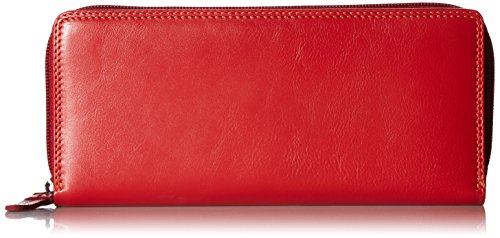 Visconti Women’s Rb55 Leather Purse Red Multicolor