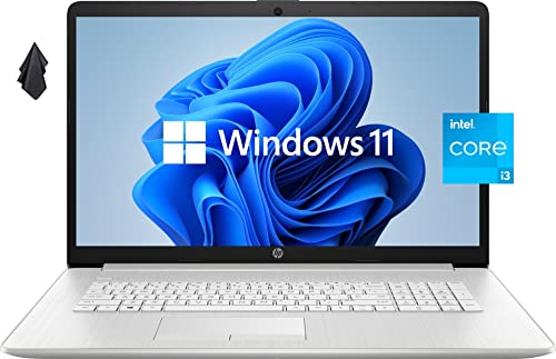 2022 HP Pavilion 17 Laptop, 17.3″ HD+ Anti-Glare Display, 11th Gen Intel Core i3-1115G4, 16GB RAM, 1 TB PCIe SSD, Wireless-AC, Webcam, Long Battery Life, Windows 11, Silver (Latest Model)