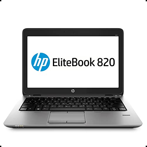 HP EliteBook 820 G1 12.5in Laptop, Intel Core i5-4300U 1.9GHz, 8GB Ram, 500GB Hard Drive, Windows 10 Pro 64bit (Renewed)