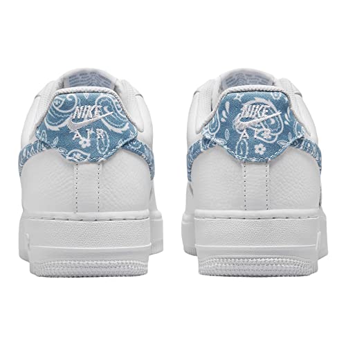 Nike Women’s Air Force 1 Low Shoes, White/Worn Blue-white-white, 7 | The Storepaperoomates Retail Market - Fast Affordable Shopping