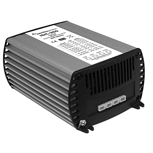 Samlex IDC-360A-12 Fully Isolated 360 Watts DC-DC Converter, Provides a highly regulated output DC voltage of 12.5 Volts for an input DC voltage range of 9-18 Volts and rated output current of 30 Amps