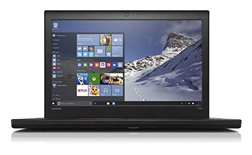 Lenovo Thinkpad T560 Premuim Business Laptop, 15.6-inch HD WXGA LED, i5-6200U, 8GB RAM, 256GB SSD, Bluetooth, Windows 10 Professional (Renewed)