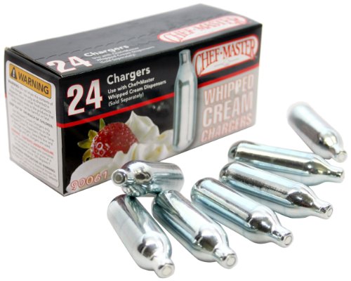 Chef Master Whipped Cream Chargers, 24-Pack