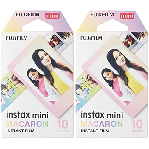 Fujifilm Instax Mini Macaron Film – 10 Exposures (Pack of 2)