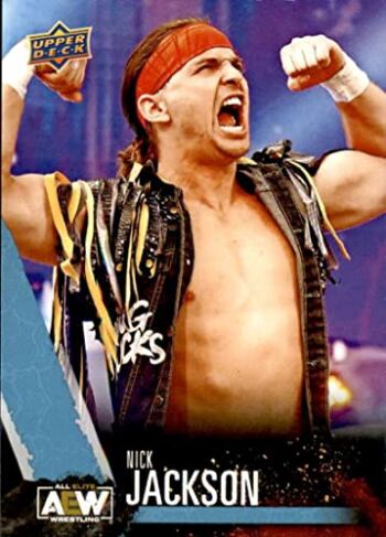 2021 Upper Deck All Elite Wrestling AEW #20 Nick Jackson Official Trading Card | The Storepaperoomates Retail Market - Fast Affordable Shopping
