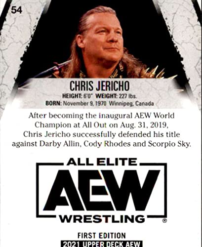 2021 Upper Deck All Elite Wrestling AEW #54 Chris Jericho Official Trading Card | The Storepaperoomates Retail Market - Fast Affordable Shopping
