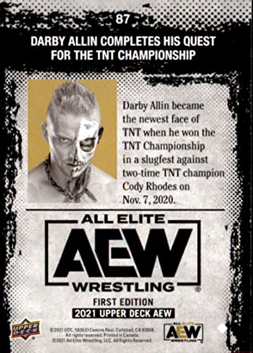 2021 Upper Deck All Elite Wrestling AEW #87 Darby Allin Official Trading Card | The Storepaperoomates Retail Market - Fast Affordable Shopping