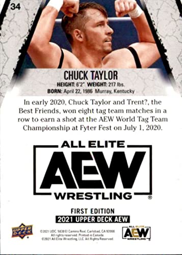 2021 Upper Deck All Elite Wrestling AEW #34 Chuck Taylor Official Trading Card | The Storepaperoomates Retail Market - Fast Affordable Shopping