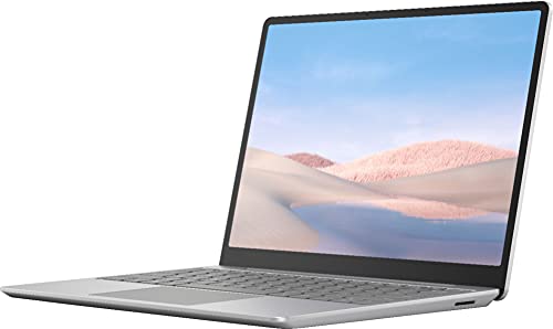 Microsoft Surface Laptop Go 12.4″ Touchscreen, Intel Core i5-1035G1 Processor, 8 GB RAM, 256 GB Solid State Drive, Up to 13Hr Battery Life, WiFi, Webcam, Windows 10, Platinum (Latest Model)