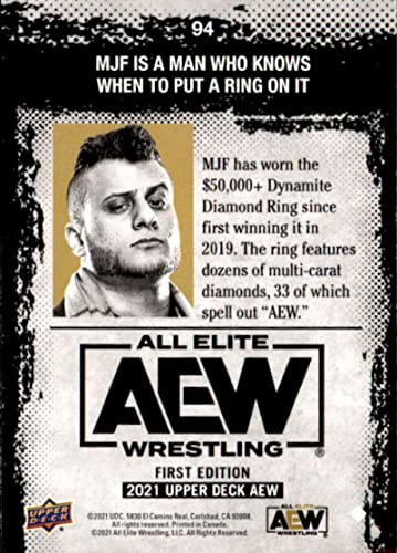 2021 Upper Deck All Elite Wrestling AEW #94 MJF Official Trading Card | The Storepaperoomates Retail Market - Fast Affordable Shopping