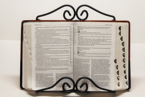 Wrought Iron Bible – CookBook Stand – Hand Made By Amish