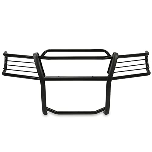 HECASA Brush Guard Compatible with 2002-2005 Ford Explorer All 4-Door Models Steel Black Bumper Grille Guard Protector