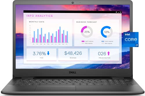2021 Newest Dell Vostro 3500 Business Laptop, 15.6 FHD LED-Backlit Display, Intel Core i7-1165G7, 16GB DDR4 RAM, 512GB SSD, Online Meeting Ready, Webcam, WiFi, HDMI, Win 10 Pro, Black