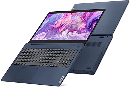 Lenovo IdeaPad 3 Laptop, 15.6″ FHD (1920 x 1080) Display, Intel Core i3-1115G4 Dual-Core Processor, 4GB DDR4 RAM, 128GB, Win10, Abyss Blue