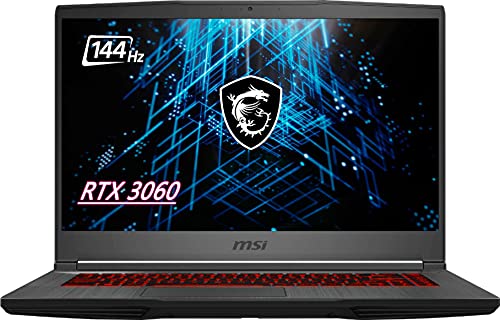 MSI GF65 15.6″ 144hz Gaming Laptop – Intel Core i5-10500H NVIDIA GeForce RTX3060 Laptop GPU, Backlit Keyboard, Wi-Fi 6 Windows10. (8GB RAM|512GB PCIe SSD)