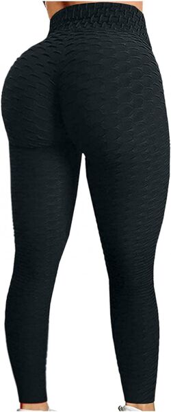 Coolbiz Workout Leggings for Women Butt Lifting Tummy Control High Rise Solid Sports Pants Running Legging