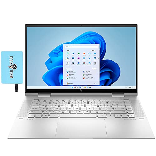 HP Envy x360 15T FHD IPS 15.6″ Touchscreen 2-in-1 Laptop (Intel i5-1135G7 4-Core, 16GB RAM, 512GB PCIe SSD, Intel Iris Xe, Active Pen, FP Reader, Backlit KYB, WiFi 6, BT 5.2, Win11P) w/Hub