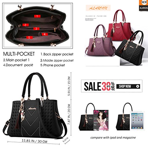 ALARION Womens Purses and Handbags Shoulder Bag Ladies Designer Satchel Messenger Tote Bag | The Storepaperoomates Retail Market - Fast Affordable Shopping