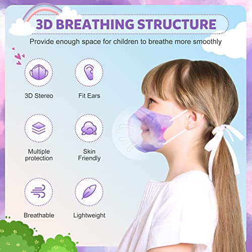 ctc connexions Kids KN95 Masks for Children 30Pcs-5 Ply Cute Design Breathable Kids Masks Filter Efficiency ≥95%Against PM2.5 with Elastic Earloop&Nose Clip for Boys Girls(Tie Dye) | The Storepaperoomates Retail Market - Fast Affordable Shopping