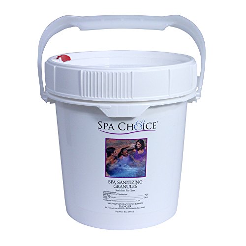 Spa Choice 472-3-5081 Sanitizing Granules Hot Tub Chlorine 5-Pounds, 1-Pack