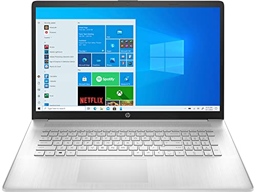HP 17t-cn000 Home & Business Laptop Natural Silver (Intel i5-1135G7 4-Core, 4GB RAM, 1TB HDD, 17.3″ Touch HD+ (1600×900), Intel Iris Xe, Wifi, Bluetooth, Webcam, 2xUSB 3.1, 1xHDMI, Win 10 Pro)