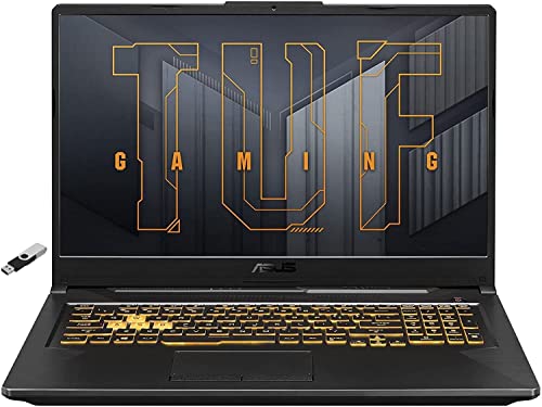 2022 Asus TUF FX706HE Gaming Laptop 17.3” 144Hz FHD Display Intel 6-Core i5-11260H 16GB DDR4 1TB NVMe SSD – NVIDIA GeForce RTX 3050Ti 4GB GDDR6 WiFi 6 – RGB Backlit Keyboard RJ45 Win 10