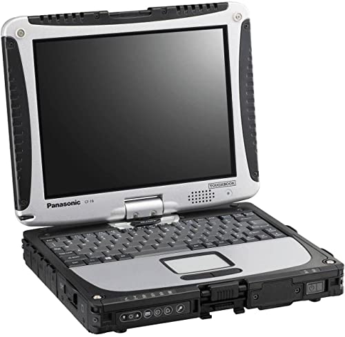 Panasonic Toughbook CF-19, MK8, 10.1 Touchscreen, Rugged Laptop Convertible Tablet, Intel Core i5-3610ME 2.70GHz, 8GB, 256GB SSD, Windows 10 Pro, GPS, 4G LTE (Renewed)