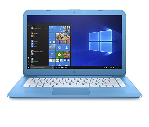 HP Stream 14-inch Laptop, Intel Celeron N3060 Processor, 4 GB SDRAM Memory, 32 GB eMMC storage, Windows 10 Home in S Mode with Office 365 Personal for one year (14-cb010nr, Aqua Blue)