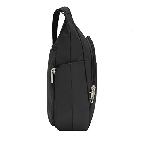 Travelon Anti-Theft Cross-Body Bucket Bag, Black, One Size | The Storepaperoomates Retail Market - Fast Affordable Shopping