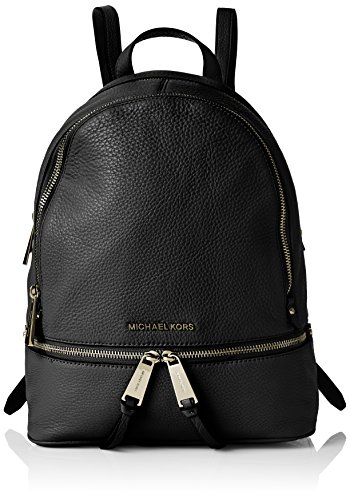 Michael Kors Women’s Rhea Zip Bag, Black (Black), 25.4 X 29.8 X 11.4 cm