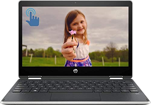 HP Pavilion x360 2-in-1 11.6″ HD Touch-Screen Laptop, Intel Pentium N5000, 4GB DDR4 RAM, 256GB Solid State Drive, WiFi, Bluetooth, Webcam, HDMI, Windows 11, Ash Silver