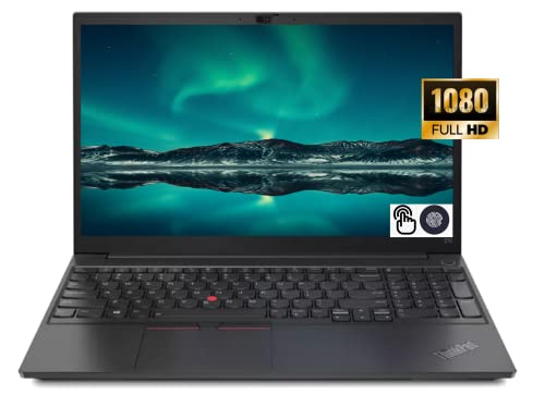 New Lenovo ThinkPad E15 Business Laptop, 15.6″ FHD IPS Anti-Glare Touchscreen Display, Intel Core i7-10510U, Windows 11 Pro, 32GB RAM, 2TB SSD, Fingerprint Reader, Backlit Keyboard