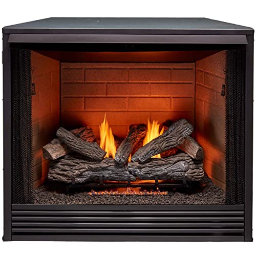 ProCom 36in. Universal Ventless Firebox Insert – Zero Clearance Design – Model# PC36VFC, Black | The Storepaperoomates Retail Market - Fast Affordable Shopping