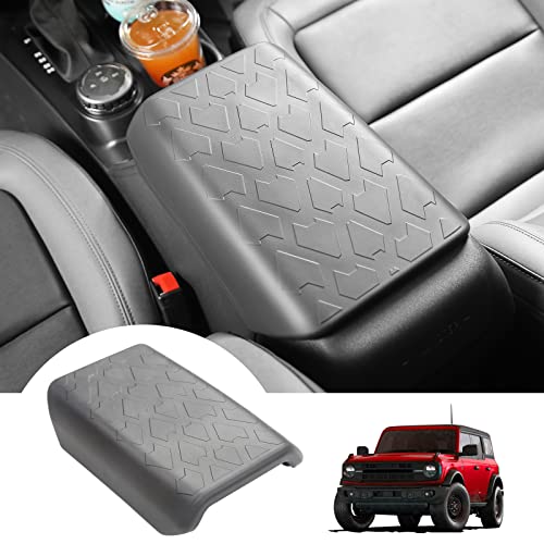 Mabett Center Console Armrest Cover for Ford Bronco Accessories 2021 2022 2023 2/4-Door Prevent Pets Scratches Pad Interior Arm Rest Covering