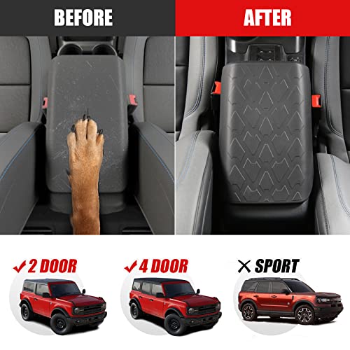 Mabett Center Console Armrest Cover for Ford Bronco Accessories 2021 2022 2023 2/4-Door Prevent Pets Scratches Pad Interior Arm Rest Covering | The Storepaperoomates Retail Market - Fast Affordable Shopping